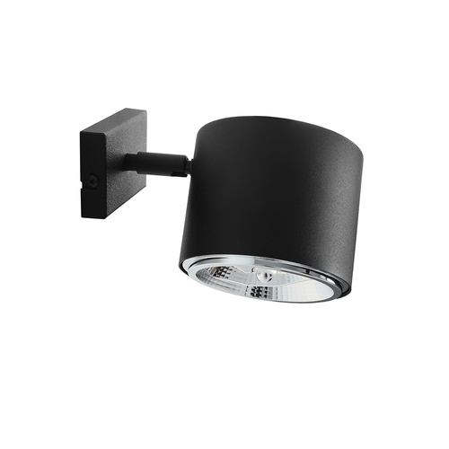 Verifica Lampă de perete Aldex Bot neagră metal GU10-AR111 1x10W 1047C