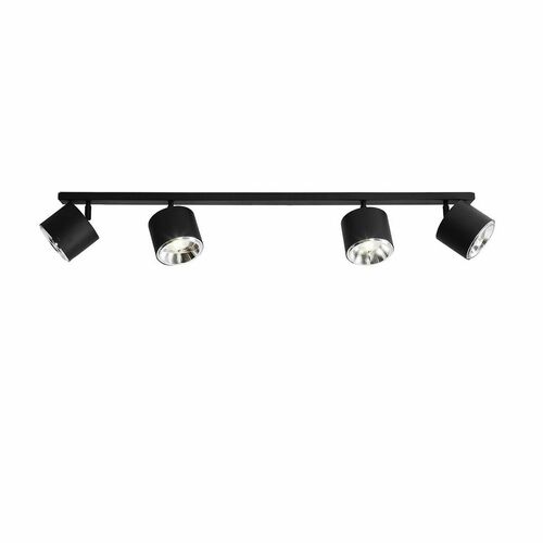Verifica Plafon Aldex Bot 4x GU10 negru metal 100 cm 1047PL_L1