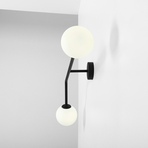 Lampă de perete Aldex Pure Black Horizontal 2xE14 1064D1 1 Lampă de perete Aldex Pure Black Horizontal 2xE14 1064D1 small 1