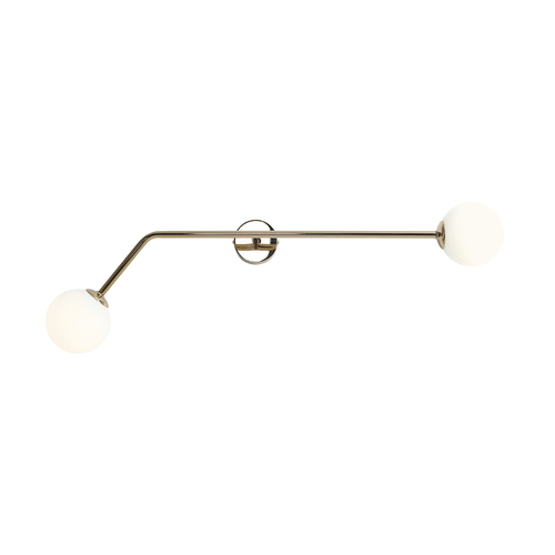 Verifica Lampa de perete Aldex Pure Gold Horizontal 2xE14 1064D30