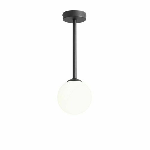 Verifica Plafonieră Aldex Pinne Short Black metal sticlă E14 42 cm 1080PL_G1_S