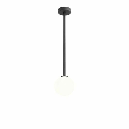Verifica Plafonieră Aldex Pinne Medium negru metal sticlă E14 1080PL_G1_M