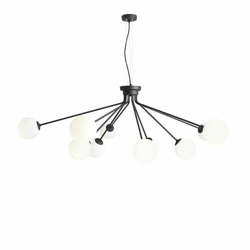 Verifica Lampă suspendată Aldex Holm 10 Black 10xE14 metal/sticlă SKU 1082M1