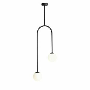 Lampă suspendată Aldex Nave 2 1088PL_H1 neagră 2xE14 120 cm small 0