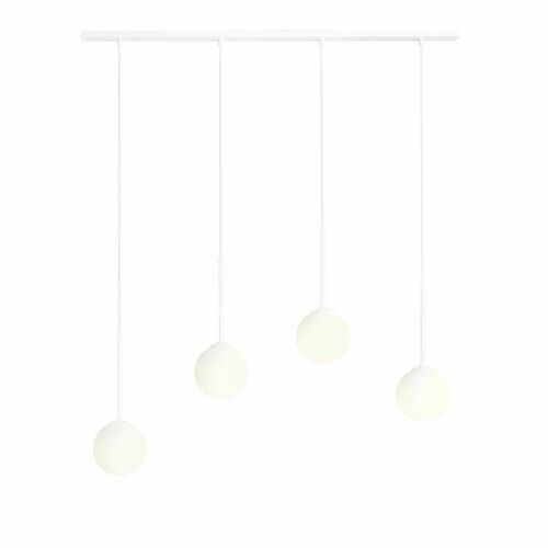 Verifica Pendul Aldex Bosso White 4xE14 1087L Metal Sticlă