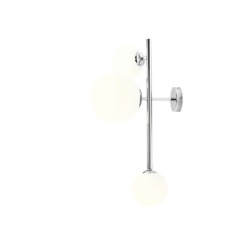 Verifica Aplică Aldex Dione 3 Crom Metal/Sticlă 67,5 cm SKU 1092Y4