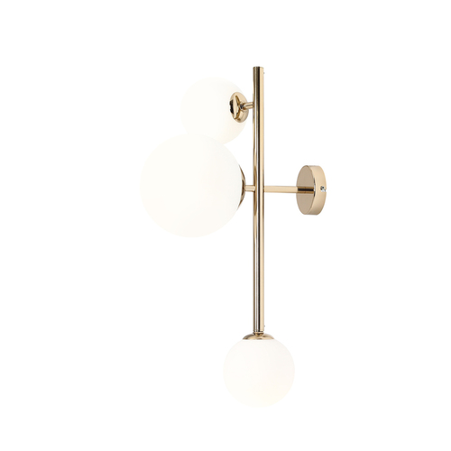Verifica Aplică Aldex Dione 3 Gold 1092Y30 Metal/Sticlă E14/E27