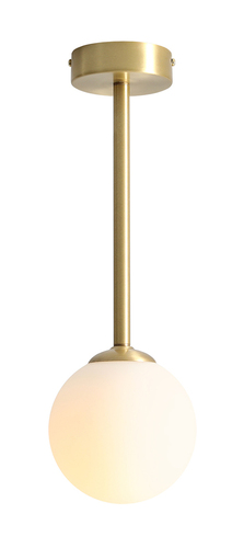 Verifica Plafon Aldex Pinne Short brass metal sticlă E14 14 cm 1080PL_G40_S