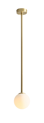 Verifica Plafon Aldex Pinne alamă, metal/sticlă, E14, 14 cm, SKU 1080PL_G40_L