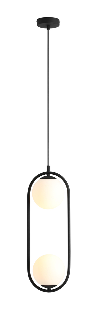 Verifica Lampă suspendată Aldex Riva 2 neagră 2xE14 1086H1 Lampă suspendată Aldex Riva 2 neagră 2xE14 1086H1