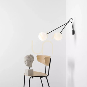 Aplică Aldex Holm L neagră, 2×E14, 72 cm, 1082D1_L small 2