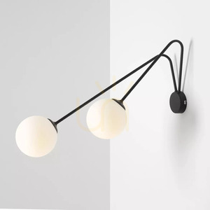 Aplică Aldex Holm L neagră, 2×E14, 72 cm, 1082D1_L small 3