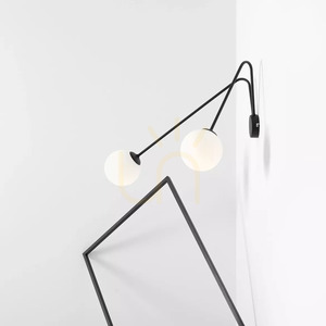 Aplică Aldex Holm L neagră, 2×E14, 72 cm, 1082D1_L small 5
