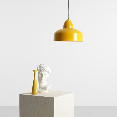 Verifica Lampă suspendată Aldex Como Mustard metal 30 cm E27 SKU 946G14