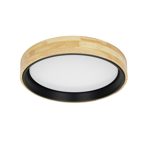 Verifica Plafonieră Italux Campelo LED 25W 4000K alb lemn 45 cm PLF-4350-25W-WD-BK-4K