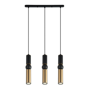 Pendul Italux Isidora negru GU10 3 becuri PND-14290-3A-BK-BRO small 1