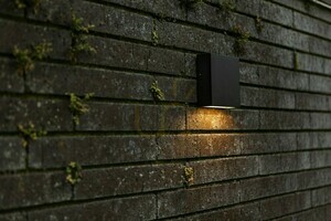 Lampă de perete exterior LED Lutec Gemini XF negru aluminiu 9,2W 3000K 5104002012 small 1