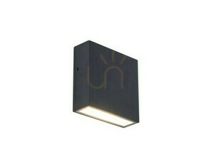 Lampă de perete exterior LED Lutec Gemini XF negru aluminiu 9,2W 3000K 5104002012 small 0