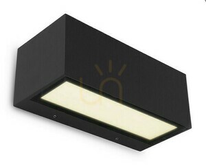Lampă de perete exterior Lutec GEMINI 5189112012 LED 15 W, negru, aluminiu, IP54 small 0