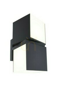 Aplică de exterior Lutec CUBA 5193808118 cu două cuburi LED rotative, 4000 K, antracit, IP54 small 0