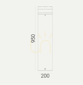 STAVANGER 1243GR E27 95cm stâlpișor de iluminat grafit - Premium NORLYS small 3