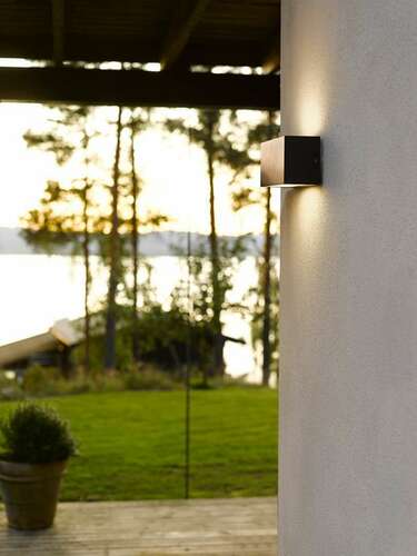 Verifica Lampă de perete pentru exterior ASKER 1513GR Grafit RAL-7016 E27 - NORLYS