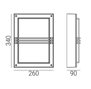 Aplică pentru exterior Nordkapp 1621 Graphite 7016 Norlys small 1