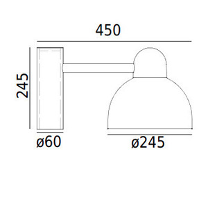 KOSTER cap lanternă 1913GR grafit DARK-SKY - NORLYS small 1