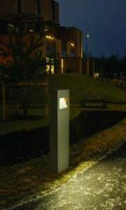 Stâlpișor de grădină Norlys Namsos 1932 aluminiu RAL 9006 LED 8,6W 3000K 65 cm small 3