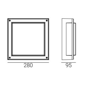 Nordland lampă de perete pentru exterior 5041 Graphite 7016 Norlys small 1