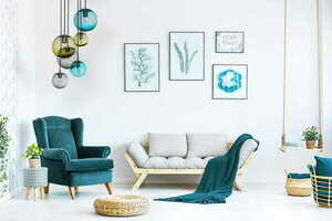 Lampă suspendată modernă Bacan set mix alamă 1 Lampă suspendată modernă Bacan set mix alamă small 1