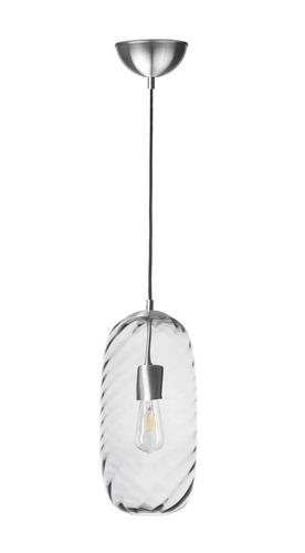 Verifica Famlight CHLOE Lampă suspendată de tavan din oțel inoxidabil cu optică transparentă Famlight CHLOE