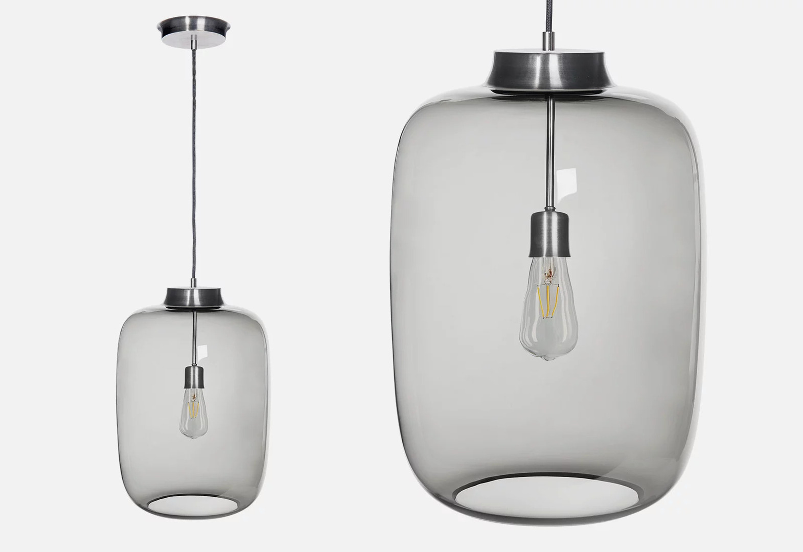 previzualizare Famlight lampă modernă cu pandantiv Laut gri din oțel inoxidabil Famlight lampă modernă cu pandantiv Laut gri din oțel inoxidabil