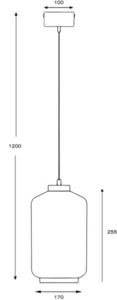Lampă suspendată elegantă din oțel inoxidabil Famlight Leyte 4 Lampă suspendată elegantă din oțel inoxidabil Famlight Leyte small 4