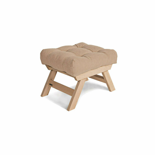 Verifica Pouf WoodMan Allegro bej lemn fag 40x62x40 cm WUA-00492