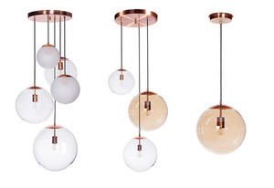 Famlight Muna, set de 3 lămpi suspendate elegante din oțel inoxidabil small 1