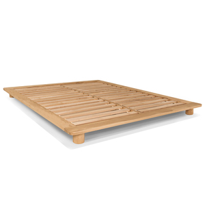 Pat joasă WoodMan 180x200 lemn de fag brut WUA-01063 small 0