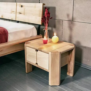 Noptieră WoodMan Loft cu sertar, lemn masiv de fag, natural, WUA-01258 2 Noptieră WoodMan Loft cu sertar, lemn masiv de fag, natural, WUA-01258 small 2