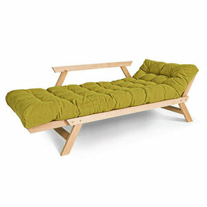 Canapea extensibilă WoodMan Allegro verde lemn brut 203x80 cm 100379 1 Canapea extensibilă WoodMan Allegro verde lemn brut 203x80 cm 100379 small 1