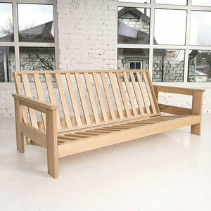 Canapea extensibilă WoodMan Mexico, lemn fag, bej, 210x105/145 cm, WUA-00627 small 11