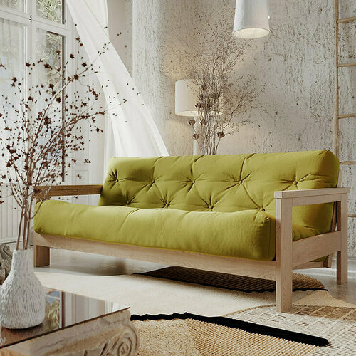 Verifica Canapea extensibilă WoodMan Mexico verde lemn de fag WUA-00623