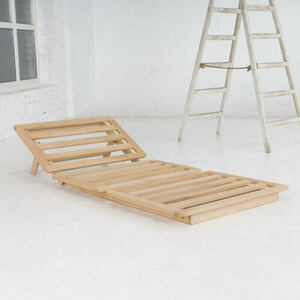 Canapea futon WoodMan Layti 90 gri, lemn fag, 200x90 cm, WUA-00885 small 4