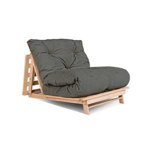 Canapea futon WoodMan Layti 90 gri, lemn fag, 200x90 cm, WUA-00885 small 0