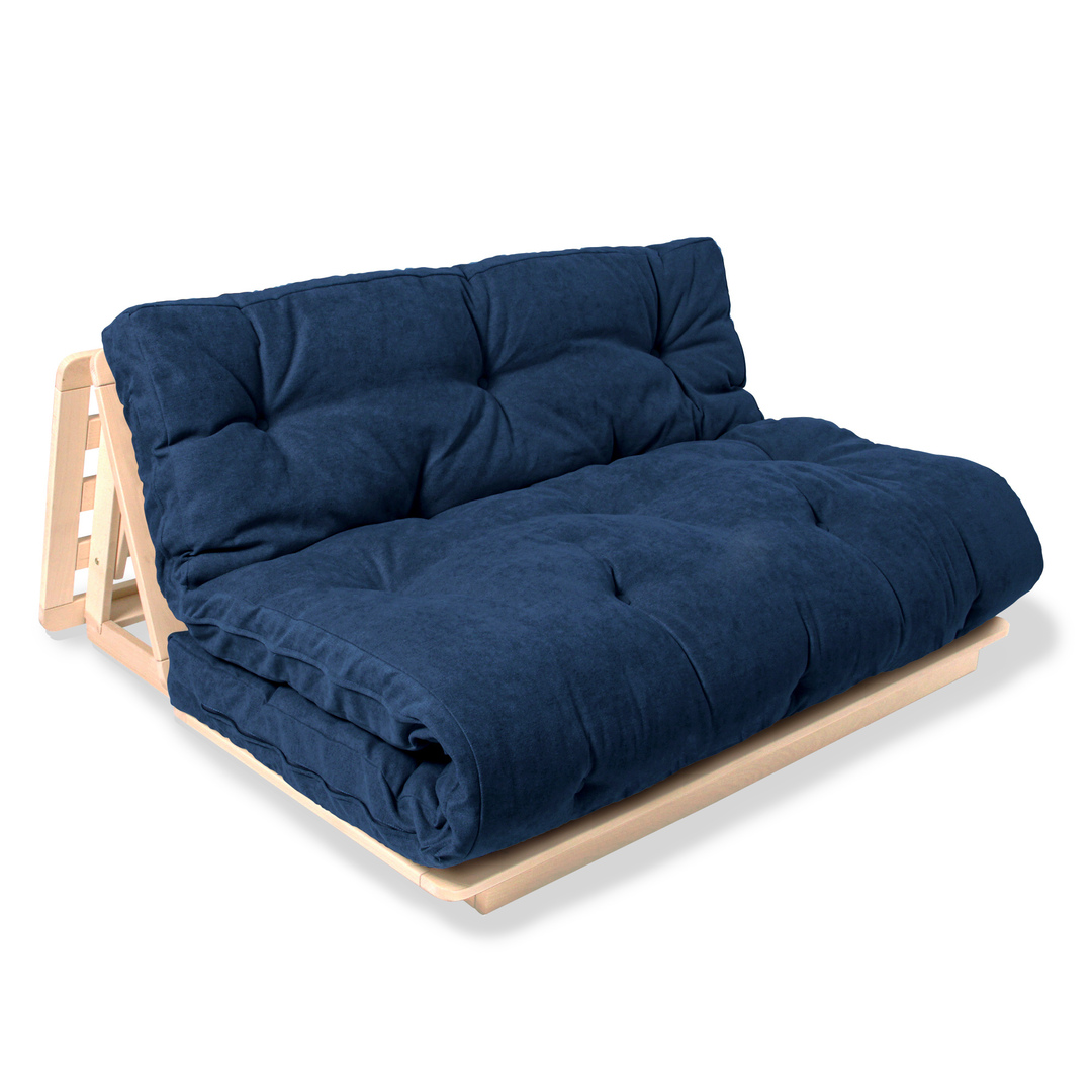 Verifica Canapea futon WoodMan Layti 140 albastru, lemn de fag, WUA-01118 Canapea futon WoodMan Layti 140 albastru, lemn de fag, WUA-01118