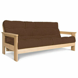 Canapea extensibilă WoodMan Mexico din lemn de fag, maro/natural, 210x105 cm, WUA-00620 0 Canapea extensibilă WoodMan Mexico din lemn de fag, maro/natural, 210x105 cm, WUA-00620 small 0