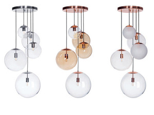 Famlight Lampă modernă cu pandantiv Muna set de 5 lămpi lister mix alamă mată 1 Famlight Lampă modernă cu pandantiv Muna set de 5 lămpi lister mix alamă mată small 1
