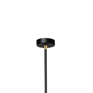 Lampă suspendată KASPA CUMULUS 2 negru/auriu small 3