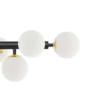 Lampă suspendată KASPA CUMULUS 2 negru/auriu small 4