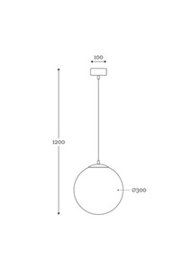Muna set de 1 plafonieră Muna transparent small 1