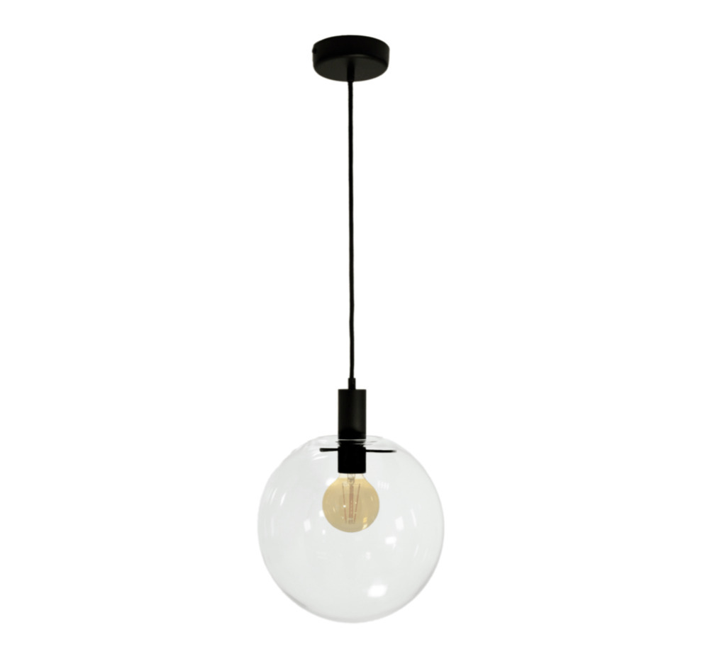 Lampă suspendată elegantă Muna set de 1 lampă din oțel inoxidabil transparent